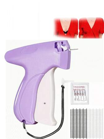 1pc Clothing Fixer Micro Stitch Gun Fine Stitch Tagging Gun For Clothing Mini Stitch Gun Sewing Quilting Hemming Quick Stitch Gun