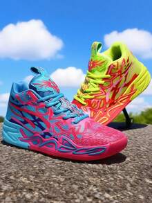 Zapatillas de camuflaje para parejas, con diseño asimétrico pintado a mano y colores desiguales a juego, zapatos deportivos casuales cómodos y transpirables para adolescentes y estudiantes, con suela antideslizante