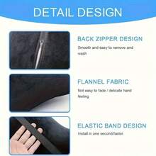 1 cái/2 cái Gối tựa đầu ô tô, gối ôm, đệm bảo vệ cổ, gối kê cổ ô tô, phụ kiện nội thất, gối ô tô, đệm ghế ô tô - Nhiều màu - Xem 11