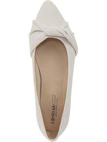 Women's Palm Ballet Flat-2025 - 自然色/銀色 - 查看 11