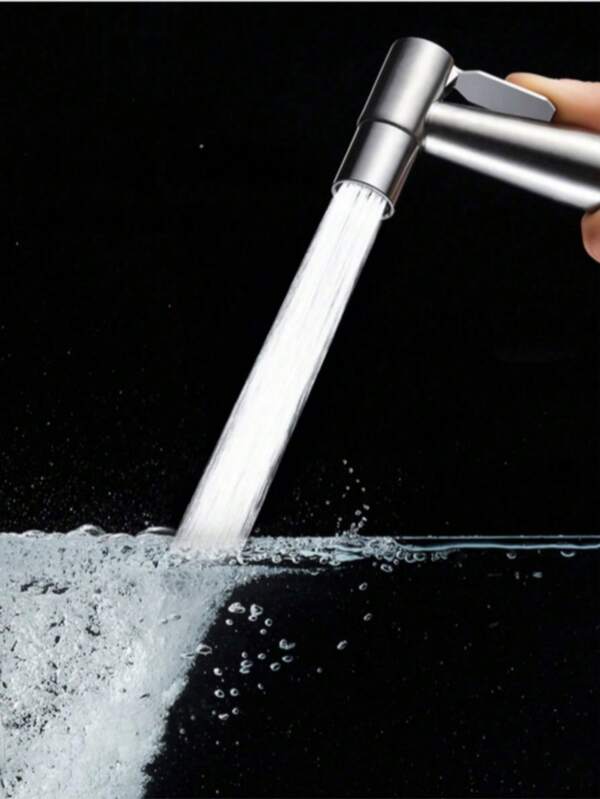 Handheld Bidet Sprayer For Toilet - Stainless Steel Cloth Diaper Jet Spray, Adjustable Water Pressure Control With Bidet Spray Hoses, Bidet Toilet Sprayer For Baby/Feminine Wash