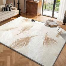[Plush Light-Colored] Soft Non-Slip Plush Geometric Pattern Mat, 850 G/㎡, Machine Washable, Non-Slip Backing Suitable For Bathroom, Dining Room, Living Room, Bedroom, Office, Available In Multiple Sizes Christmas Decor Kitchen Rug - Grey - View 9
