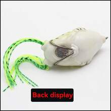 1 Peça Isca Premium em Formato de Rã Vitalidade - Anzol Afiado, Design Realista, Adequado para Pesca de Superfície em Água Doce