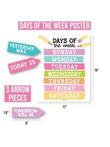 Classroom Calendar, 98 Pieces, Bulletin Board, Hadley Designs, Calendars & Planners, Calendar 2025, Calendar Creative Minimalist, Calendar>Teacher, Yearly Calendars, Calendario 2025-2026, Academic Calendar 2025-2026, Wall Calendar 2025, Numbers Calendar, - 彩色粉彩 - 查看 2