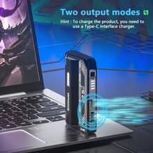 Pin dự phòng dung lượng lớn 5000mAh/10000mAh, tương thích với nhiều thiết bị di động, sạc nhanh 22,5W, bộ nguồn sạc nhanh nhỏ gọn ngoài trời - Đen (10000mAh) - Xem 6