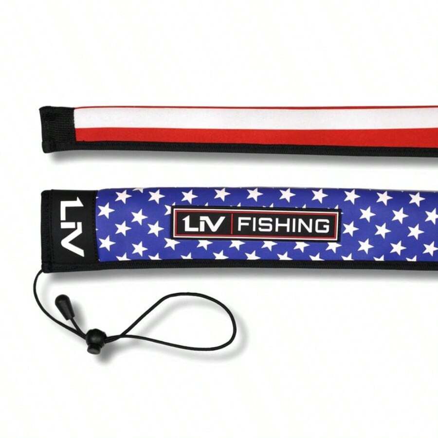 1PC Anti-Hook Wear-Resistant Fishing Rod Cover - Essential Protective Sleeve For Fishing Gear - Stars and Stripes - View 1
