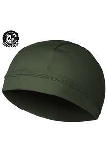 Musion 1pc Mesh Helmet Liner Absorb Sweat Skull Cap Quick-Dry Running Sport Beanie For Biker