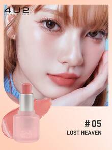 Son lì 4U2, độ che phủ cao, nhẹ và mịn, dưỡng ẩm, lớp finish satin lì, 4.75g/0.16oz - 05 THIÊN ĐƯỜNG ĐÃ MẤT - Xem 2