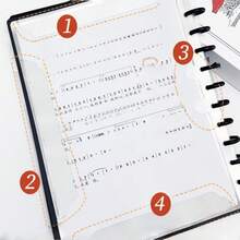 1 pieza Carpeta de música con agujero de seta, carpeta de partituras, portapartituras de 12.4 X 9.37 pulgadas, organizador de partituras con 20 páginas encuadernadas en espiral, almacenamiento de partituras