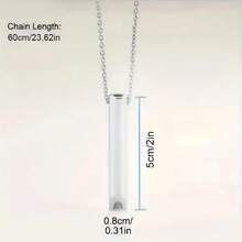 1-częściowy naszyjnik uspokajający: urządzenie łagodzące lęk i stres, odpowiednie zarówno dla mężczyzn, jak i kobiet – narzędzie do medytacji w przypadku ataków paniki i głębokiego oddychania, doskonały prezent na Boże Narodzenie