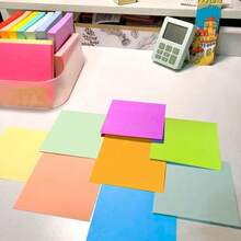 Sticky Notes  In, Pastel Colorful Super Sticking Power Memo Post Stickies Square Sticky Notes For Office, Home, School, Meeting