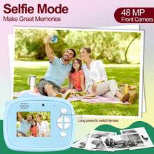 新款1080P高清儿童打印相机，可搭配多种款式打印相机，可DIY，适合各种节日礼物