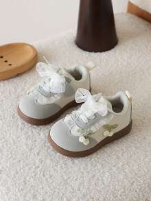 1 Paio di Scarpe Morbide Antiscivolo per Bambine Primavera/Estate, Scarpe per Neonati Stile Coreano Versatili