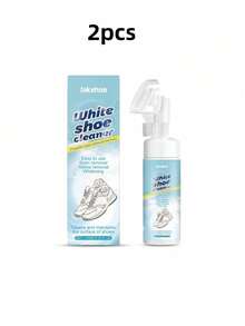 jakehoe 1 pièce/2 pièces Mousse nettoyante pour sneakers, crème de nettoyage pour chaussures, blanchiment et décontamination pour semelles jaunies et taches, pour canevas,, chaussures de sport, sacs, excellent cadeau pour la famille et les amis