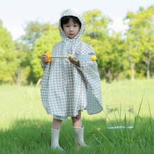1 件可爱卡通熊防水婴儿户外雨衣，儿童露营雨衣 - 卡通兒童雨衣 - 查看 1