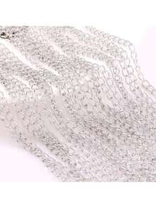 5m/Roll Necklace Chain, Suitable For DIY Jewelry Making, Necklace Chain Set, Includes 20pcs Lobster Clasps, 90pcs Jump Rings, 1m/Pack Excluding Lobster Clasps, Jump Rings - Multicolor - View 10