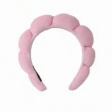 Bộ 3 băng đô và dây đeo cổ tay bằng sợi nhỏ sang trọng - 1 băng đô rửa mặt, 2 băng đô rửa mặt, băng đô trang điểm, băng đô chăm sóc da, băng đô xốp nhung mềm, băng đô spa, dây đeo cổ tay, mềm mại và thoải mái, một bộ phụ kiện tóc dành cho nữ để rửa mặt, trang điểm, tắm và chăm sóc da - Nhiều màu - Xem 14