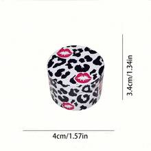 50mm Metal Leopard Print Tobacco Grinder 4-Layers Manual Crusher Mill Zinc Alloy Grass Mortar Grinder Tool Cigarette Accessories Gift - Black - View 8