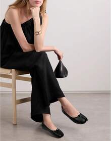 Tabi Ballet Flats Shoes For Women Rounde Toe Wide Width Split Toe Low Heel Flats Shoeshalloween - 米色 - 查看 5