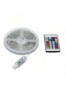 Fita Led 10 Metros RGB Tipo Cordão Com Controle Remoto E Aplicativo Bluetooth A Prova D'Água