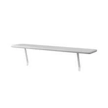 90cm White Radiator Cover Shelves Easy Fit MDF Wood Shelf Including Brackets Wooden Floating Shelf With Brackets For Radiator - No Drilling White 36-Inch Radiator Table - Default - View 3