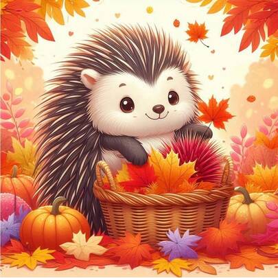 1pc DIY Diamond Painting Kit - Autumn Scenery