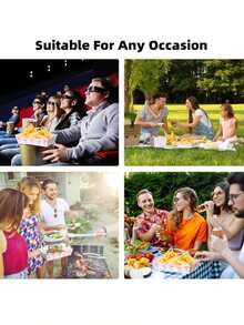 24 Peças Bandejas de Papel para Alimentos com Laço Rosa, Bandejas com Laço, Suprimentos para Festa de Aniversário, Porta-Lanches de Pipoca e Batatas Fritas, Decorações de Festa de Casamento Individuais, Adereços para Fotos com Laço Rosa, Pratos Descartáveis para Cachorro-Quente e Milho, Adequados para Festa de Aniversário, Carnaval, Banquete e Piquenique ao Ar Livre, Festa de Natal e Ação de Graças