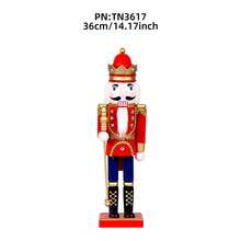 Extra Large Christmas Nutcracker Ornament - Traditional Wooden Nutcracker, Holiday Christmas Decoration - Framed King, Commemorative - Colorful Puppet - Christmas Gift - Suitable For Christmas Decoration, Bedroom, Living Room, Closet, Office, Dorm Room. Home Decoration, Christmas Party Decoration Supplies - Merry Christmas - Multicolor - View 15
