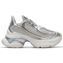 Adidas Originals OZVENUZ W 女士缓震休闲运动鞋，适合日常运动和休闲 - 金屬銀/淺灰色/晶白色 - 查看 2