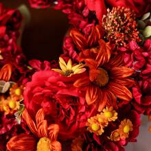 Women's Floral Headband, 3D Lifelike Flower Grass Hair Hoop, Rustic Artificial Rose Flower Crown Headpiece, Personalized Headwear For Party, Wedding, Holiday - 彩色 - 查看 5