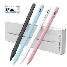 Apple Pencil Compatible With IPad 10th And 9th Generation | 2X Faster Charging, Compatible With IPad 6th-11th Gen (2018-2025), IPad Pro 12.9/11/13 Inch/M4, IPad Air 3/4/5/M2/M3, IPad Mini 5/6, Apple Pencil 2nd Gen, Upgraded Stylus Pen Compatible With IPad 9th And 10th Gen, Fast Charge IPad Pencil, Compatible With IPad Pro 11/12.9 Inch (3rd/4th/5th Gen) - Multicolor - View 3