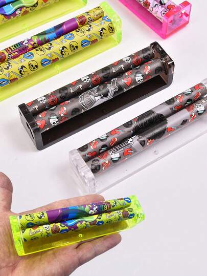 BROS Enrolador de cigarros manual de 78 mm fácil de usar - Plástico durável, perfeito para uso diário e itens essenciais de limpeza, acessórios para fumantes, acessórios para casa, conjunto de presentes para o Dia dos Namorados e Ano Novo, presentes de Natal.