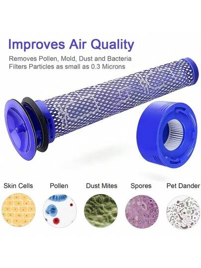 HEPA Filter Dyson V8 V7 Accessories Robot Stofzuiger Cleaner Washable Replacement Spare Parts view 3
