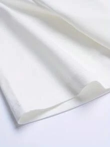 Camiseta Casual de Verano para Hombre con Estampado de Línea de Latido - Gris, Manga Corta, Cuello Redondo, Ligera y Transpirable, Perfecta para Atuendo Casual, Camiseta de Atuendo Casual |   Camiseta gráfica |   Ajuste cómodo, TALLA GRANDE - Blanco - Ver 5