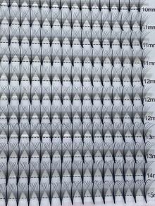 300 Ventagli C/D 9D 8mm-15mm Ciuffi Premontati Volume Ventagli 0,07mm Ciglia Finte in Visone Punta Appuntita Base Premontata Estensioni Ciglia Individuali