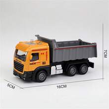 Alloy Construction Vehicles, Fire Truck Toys, Construction Crane Toy Series, Excavator, Mixer Truck, Bulldozer, Forklift, Dump Truck, Vehicles, With Lights And Sounds, Suitable As Birthday Gifts For Toddlers, Kids, Boys And Girls - Multicolor - View 20