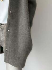 Women Cardigans - Dark Grey - View 3