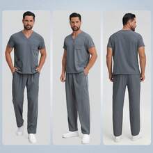 Uniformes Quirurgicos Filipina Hombre Pijama Quirurgica - Gris - Ver 7