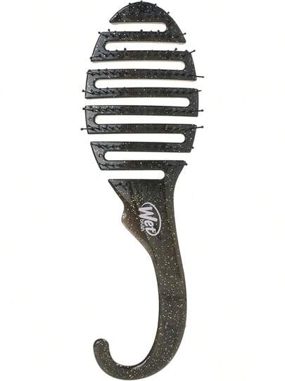 Wet Brush Shower Hair Brush Detangler - Exclusive Ultra-Soft IntelliFlex Bristles - Minimizes Pain And Protects Against Split Ends And Breakage - Comb Women, Men, Wet & Dry Hair - Green Glitter