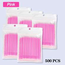 Waloshow 100 片/包一次性睫毛湿巾棒，睫毛延长清洁工具 - 彩色 - 查看 23