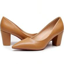 Women's Lewin Pump Chunky Heel Shoe-2025 - 譚樸 - 查看 8