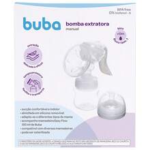 Buba Manual Breast Milk Extractor Pump - Blanco - Ver 3