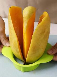 1 pièce Éplucheur de mangue, trancheuse de mangue, éplucheur et outil d'épluchage, diviseur de mangue, éplucheur de tranches de fruits, ergonomique