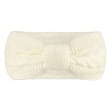 Fleece Knitted Headband With Bow, Autumn/Winter Warm Braided Ear Warmer Headwrap, European And American Style Knitted Hair Accessory Fall Hair Band Hair Accessories For Women For Vacation Outfits Woman Women Bananas Winter Head Scarf Women Bandanas Soft Headwrap