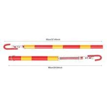 5 Ton Trailer Bar Tow Bar Spring Damping Tow Bar Warning Colour Red Yellow Static Spray Coating For Household Vehicles, SUVs, Small Cars - Red+Yellow - View 3
