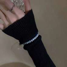 Full Diamond Bracelet For Women  Crystal New Style Bracelet Ring With Diamond Fashion Jewelry Full Diamond Bracelet