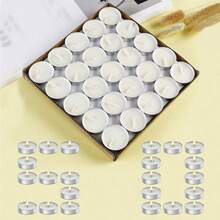 200/100/50/10/1支装无香茶蜡，多色无烟茶蜡，散装小蜡烛，适用于婚礼、派对、生日、周年纪念日，每支蜡烛燃烧2-4小时，可用作毕业礼物、婚礼装饰、万圣节装饰 - 彩色 - 查看 19