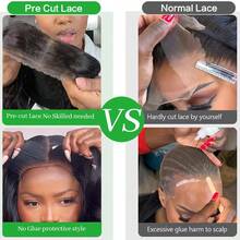 bling hair Straight Wear And Go Glueless Wigs Human Hair 6x4 5x5 9x6 Pre Plucked Pre Cut Lace Wig 200% Density 28 30 Inch Invisible Strap 360 Full Lace Frontal Drawstring Wig 36 Inch 13x4 13x6 Transparent Lace Front Human Hair Wigs For Women Natural Black Wig - Natural Black - 查看 4