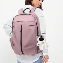 Mochila para computadora portátil, mochila escolar, mochila de viaje al aire libre con lindas figuras, adecuada para la escuela, viajes, deportes, negocios, mochila para niños y niñas. - rosa - Ver 11