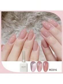 XEIJAYI 1瓶多用途凝胶指甲油，102种颜色可选，适用于美甲沙龙装饰指甲 - 粉色 - 查看 9